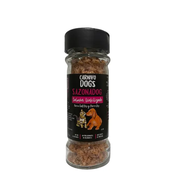 Carnivodog Sazonadog Salm N Liofilizado