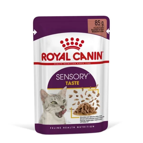 Hot Royal Canin Sensory Taste Gravy Pouch 85 Gr