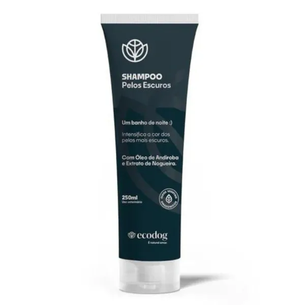 Hot Ecodog Shampoo Pelos Oscuros Con Aceite De Andiroba Y Extracto De Nuez 250 Ml