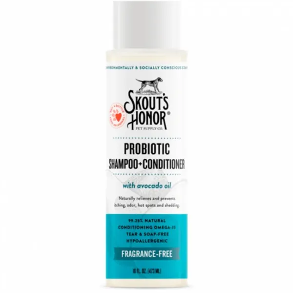 Hot Skouts Honor Shampoo-Acondicionador Probiotico Sin Perfume
