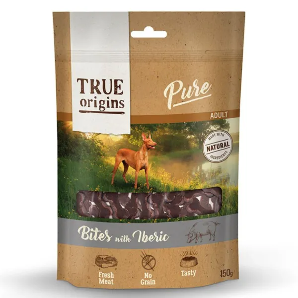 Hot True Origins Pure Premio Para Perros Con Cerdo Ib Rico 150 Gr