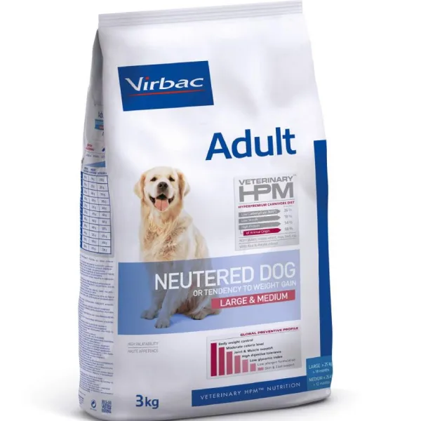 Virbac HPM Virbac Alimento Adult Neutered Dog Large & Medium Alimento Para Perro