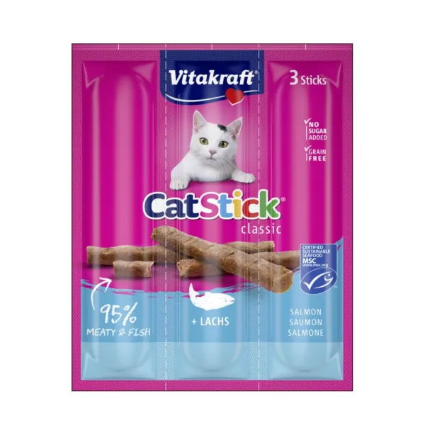 Best Vitakraft Snack Cat Stick Salmon Unidad 18 Gr