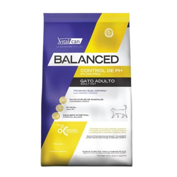Outlet Vitalcan Control De Ph Balanced Alimento Para Gatos