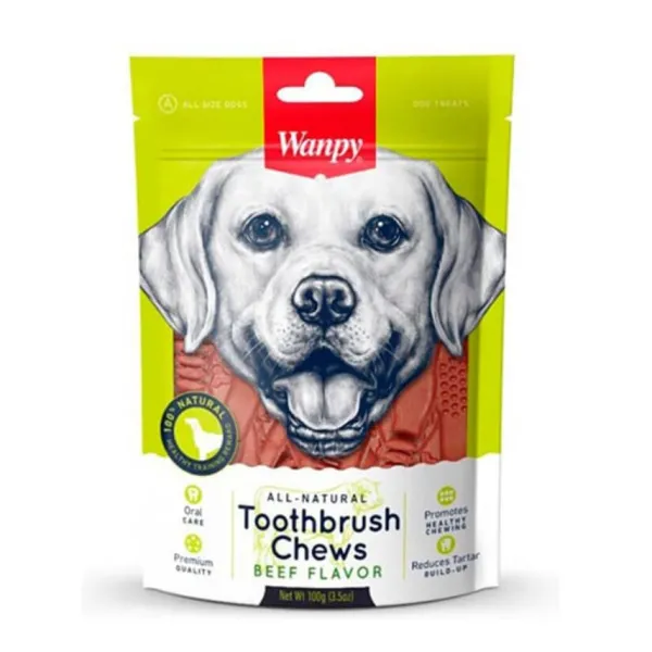 Clearance Wanpy Toothbrush Chews Beef